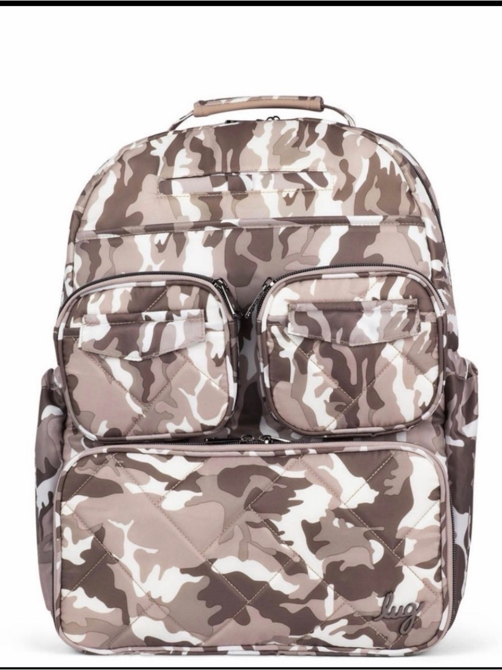 LUG NWT Puddle jumper backpack cameo taupe